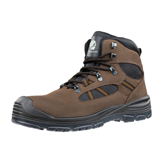 Pantofi Albatros Timber Mid M MLI-S36B9, maro închis 1