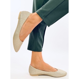 Balerini Chiesa Gold cu sclipici de aur 2