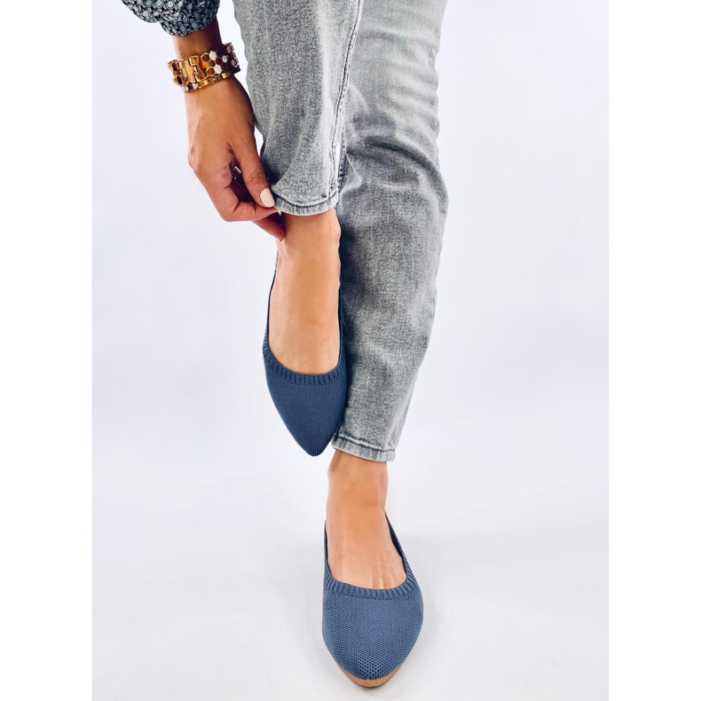 Balerini ajurati Kreiss Blue albastru 1 Balerini ajurati Kreiss Blue albastru 1