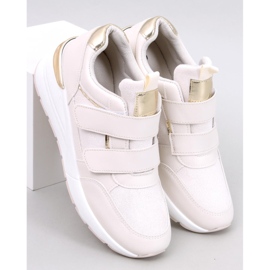 Tenisi Moulton Beige cu velcro bej 1