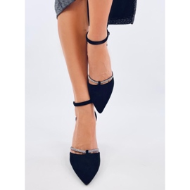 Ingrid Black pantofi cu toc inalt cu strasuri negru 1