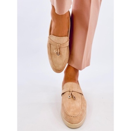 Mocasini Robins Beige din piele intoarsa moale bej 1 Mocasini Robins Beige din piele intoarsa moale bej 1