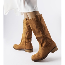 Cizme plate maro Aosta 1