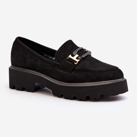 Mocasini De Dama Cu Decorat Negru Omavia 2