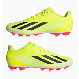 Pantofi Adidas X Crazyfast Club FxG IG0618 galben 1 Pantofi Adidas X Crazyfast Club FxG IG0618 galben 1