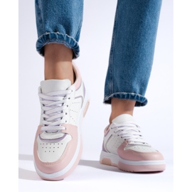 Pantofi sport dama Shelovet culori pastelate multicolor 2