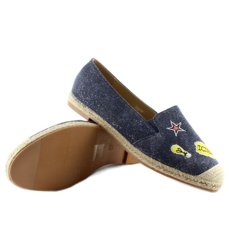 Espadrile cu JH21p D. Petice albastre albastru marin 1