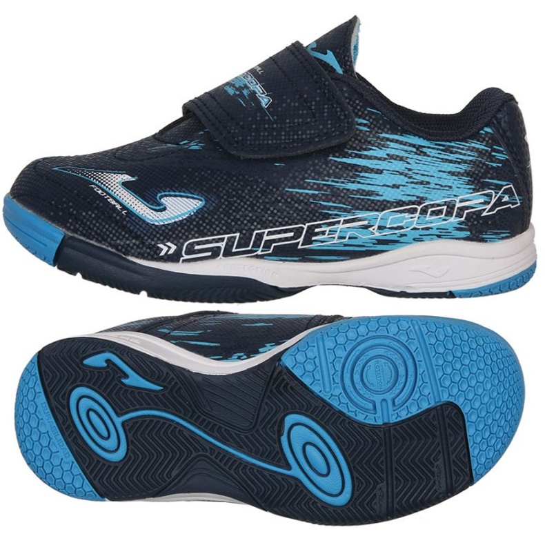 Pantofi de fotbal Joma Super Copa 2303 In Jr SCJS2303INV albastru 3