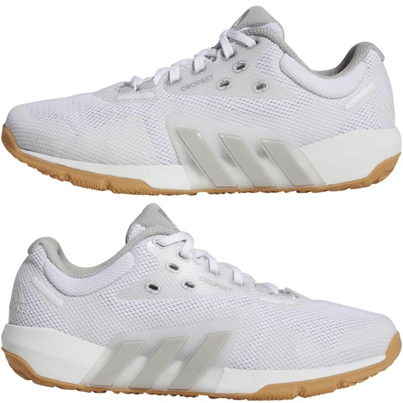 Trainere pentru picături pentru femei Adidas GX7959 Pantofi sport albi 1