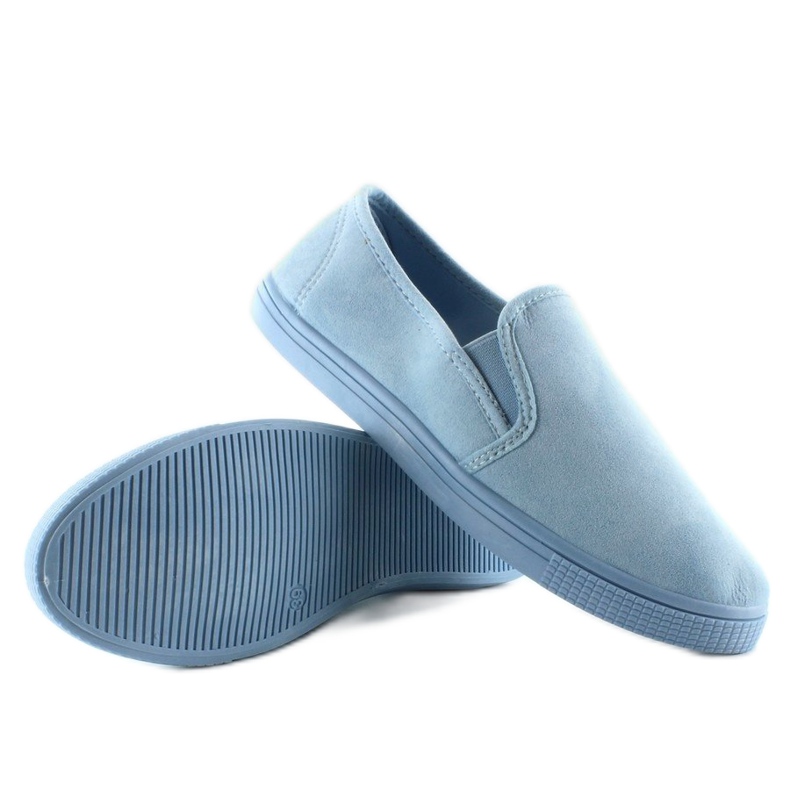 Adidasi moale cu slip-on JX40P L. Albastru 2