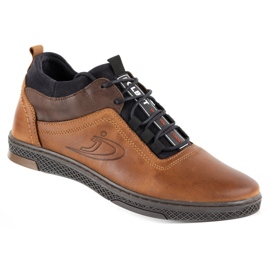 Polbut Cizme de iarna barbati K27F camel maro 2