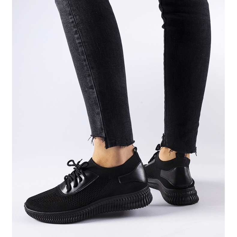 Tenisi negri ajurati Pierantonio negru 1 Tenisi negri ajurati Pierantonio negru 1