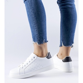 Tenisi Bourassa albi și negri 1