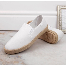 Espadrile de damă slip-on albe Big Star DD274015 1