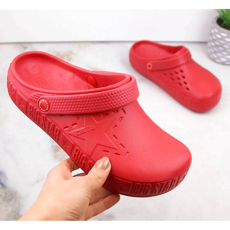 Papuci dama kroks rosu Big Star II275004 roșu 1