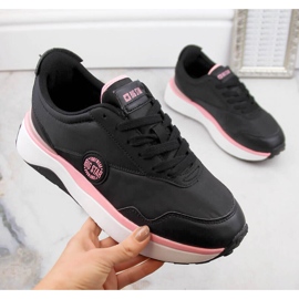 Pantofi sport negri cu platformă Big Star JJ274A014 negru 1 Pantofi sport negri cu platformă Big Star JJ274A014 negru 1