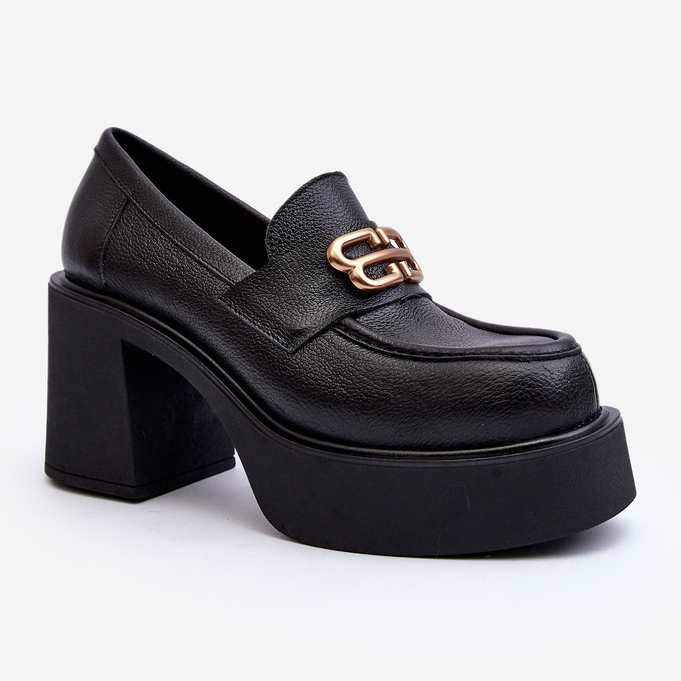 Zazoo 20170 Pantofi De Damă Piele Pe Toc Înalt, Negru 2