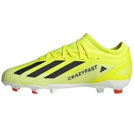 Pantofi Adidas X Crazyfast League Fg Jr IF0691 galben 1