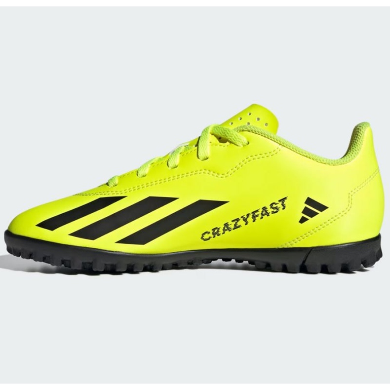 Pantofi Adidas X Crazyfast Club Tf Jr IF0707 galben 1 Pantofi Adidas X Crazyfast Club Tf Jr IF0707 galben 1