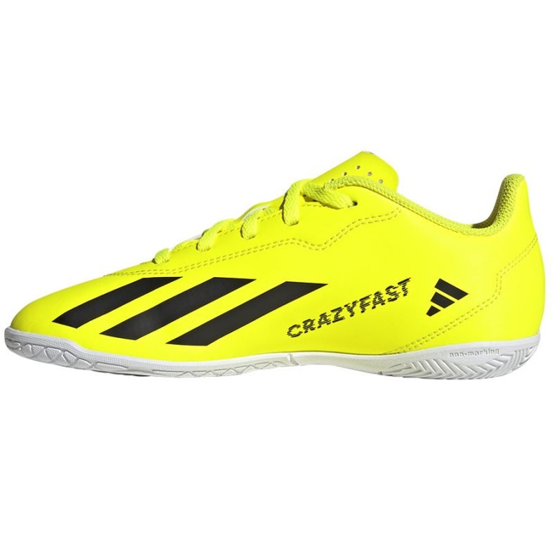 Pantofi Adidas X Crazyfast Club In Jr IF0710 galben 1 Pantofi Adidas X Crazyfast Club In Jr IF0710 galben 1
