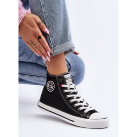 Pantofi de damă clasici înalți Big Star T274027 Negri negru 1