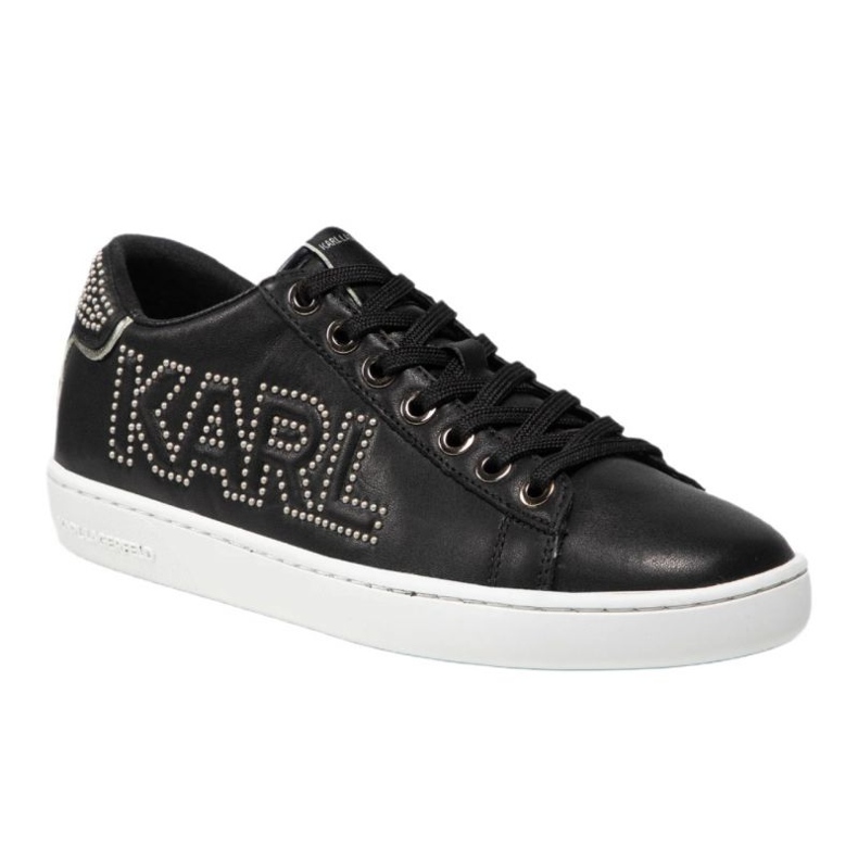 Karl Lagerfeld Pantofi Karl Lagefeld Kupsole Ii Karl Mikrostud Logo W KL61221 negru 1