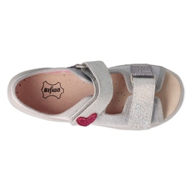 Papuci copii Befado pu 065P179 argintiu 3