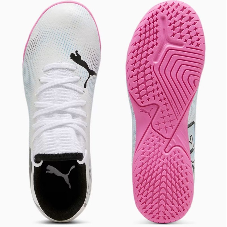 Pantofi de fotbal Puma Future 7 Play It Jr 107739-01 alb 1