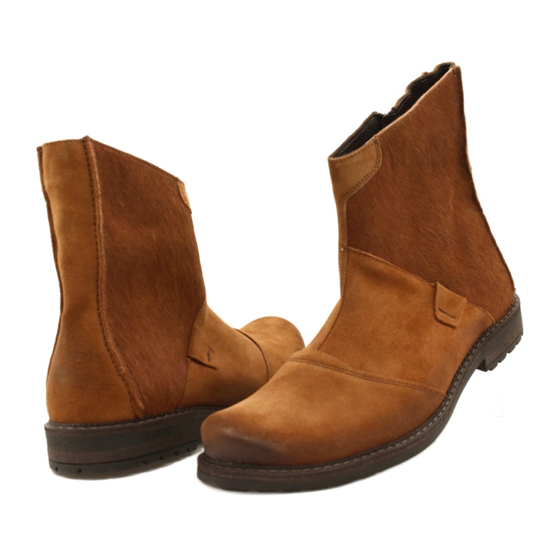 Olivier Cizme barbati piele 553KZ rosii maro 6