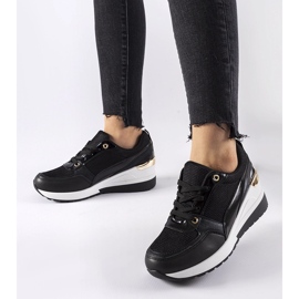 Tenisi negri Gauvin cu pană negru 1