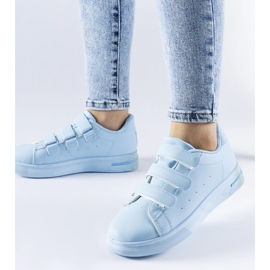 Tenisi paré albastri cu inchidere Velcro albastru 1 Tenisi paré albastri cu inchidere Velcro albastru 1