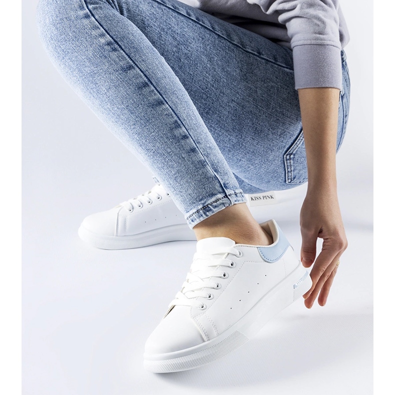 Tenisi Leland albi și albaștri 2 Tenisi Leland albi și albaștri 2