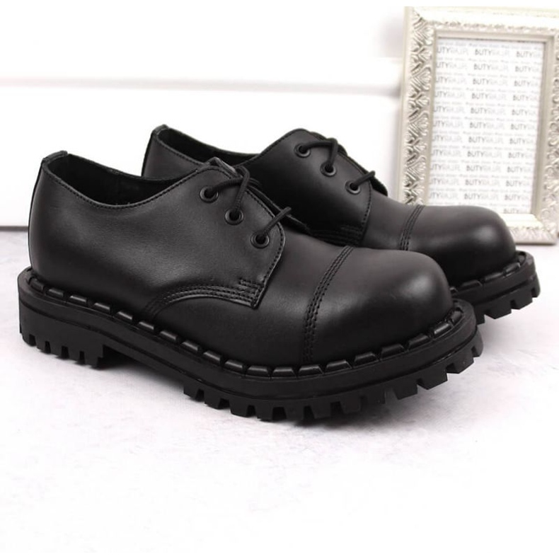 Cizme din piele Gregor M GRE1206B, negre negru 1