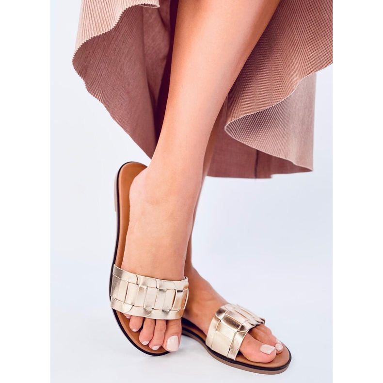 Seastar Șlapi Lotts Gold pentru damă de aur 1