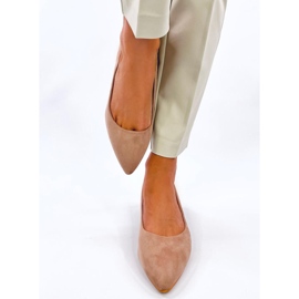 Pompe Marani Khaki cu toc jos bej 1