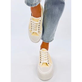 Tenisi dama cu platforma Dors Yellow galben 1 Tenisi dama cu platforma Dors Yellow galben 1