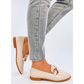 Mocasini dama Tulip Abricot bej 2
