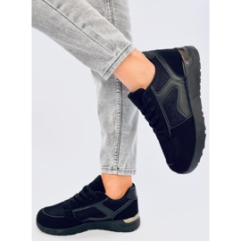 Adidasi de dama usori Doleh Black negru 2