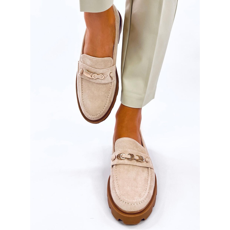 Mocasini de dama Molla Beige bej 1