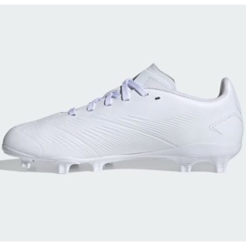 Pantofi de fotbal Adidas Predator League L Jr Fg IG7749 alb 1