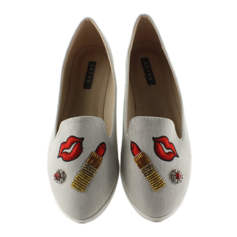 Balerini lordsy cu petice 333-18 gri 1