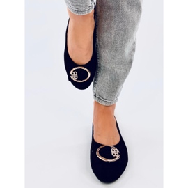 Balerini dama Gauri Black negru 1