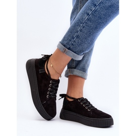Pantofi de damă Big Star NN276005 Memory Foam System Negri negru 6