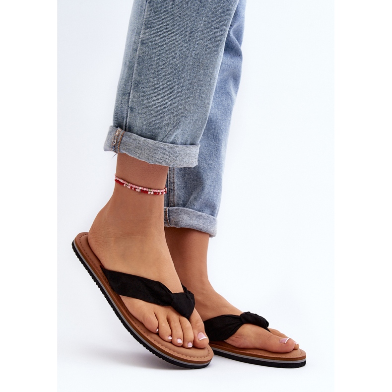 Șlapi damă Big Star LL274625 Negru 2