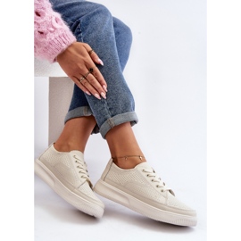 Sergio Leone Pantofi Sport Dama Piele Pantofi Albi Failla 1