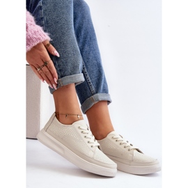 Sergio Leone Pantofi Sport Dama Piele Pantofi Albi Failla 2