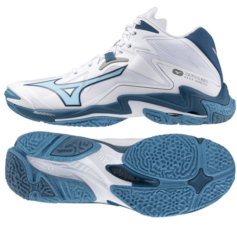 Pantofi de volei Mizuno Wave Lightning Z8 Mid M V1GA240521 alb 1