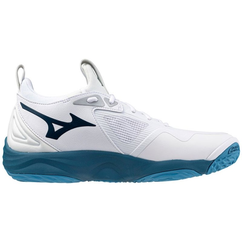 Pantofi de volei Mizuno Wave Momentum 3 M V1GA231221 alb 1