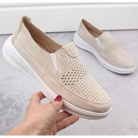 Pantofi sport ajurati dama din piele T.Sokolski 278 gri 1 Pantofi sport ajurati dama din piele T.Sokolski 278 gri 1