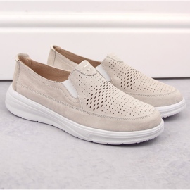 Pantofi sport ajurati dama din piele T.Sokolski 278 gri 2 Pantofi sport ajurati dama din piele T.Sokolski 278 gri 2